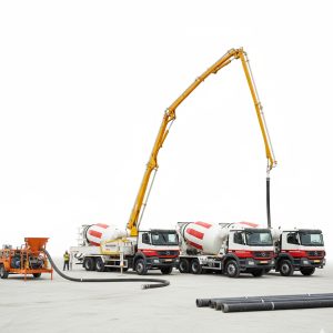 Concrete pumps & mixing Trucks